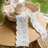 For hand-stitched decorative use with white lace floral borders details Picture
